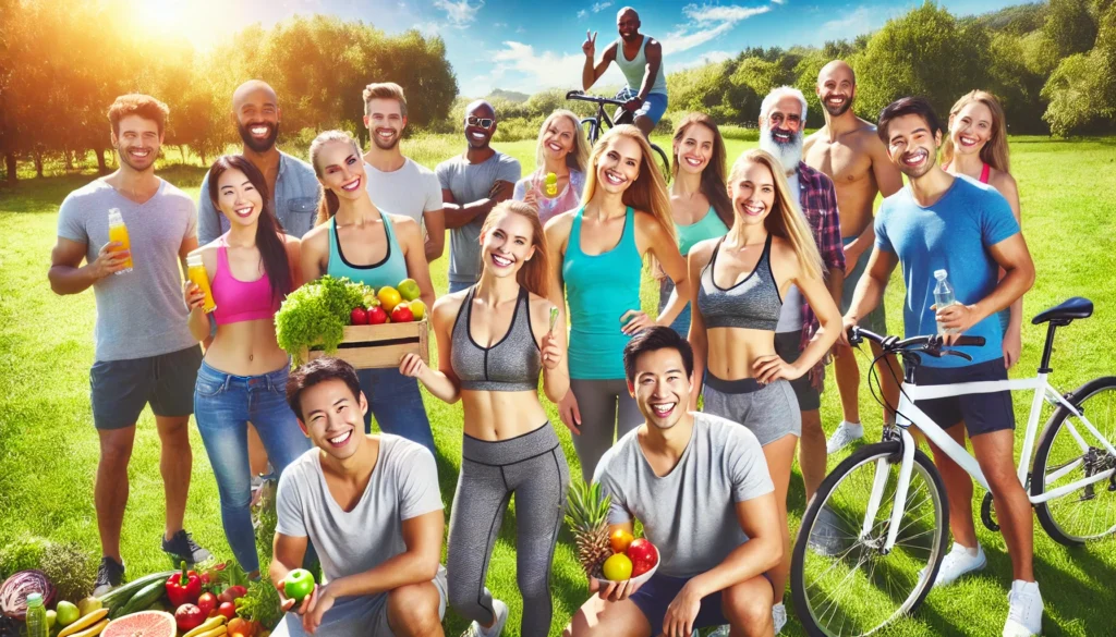people with healthy living