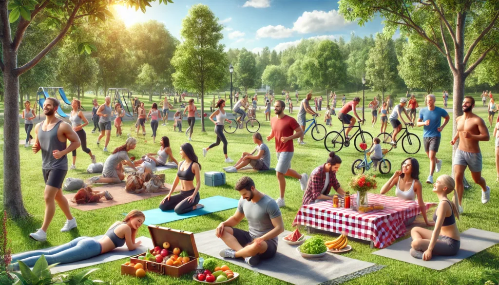 people with healthy living