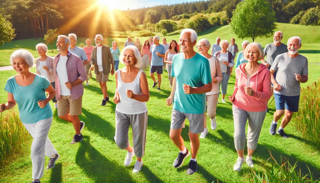 healthy senior people