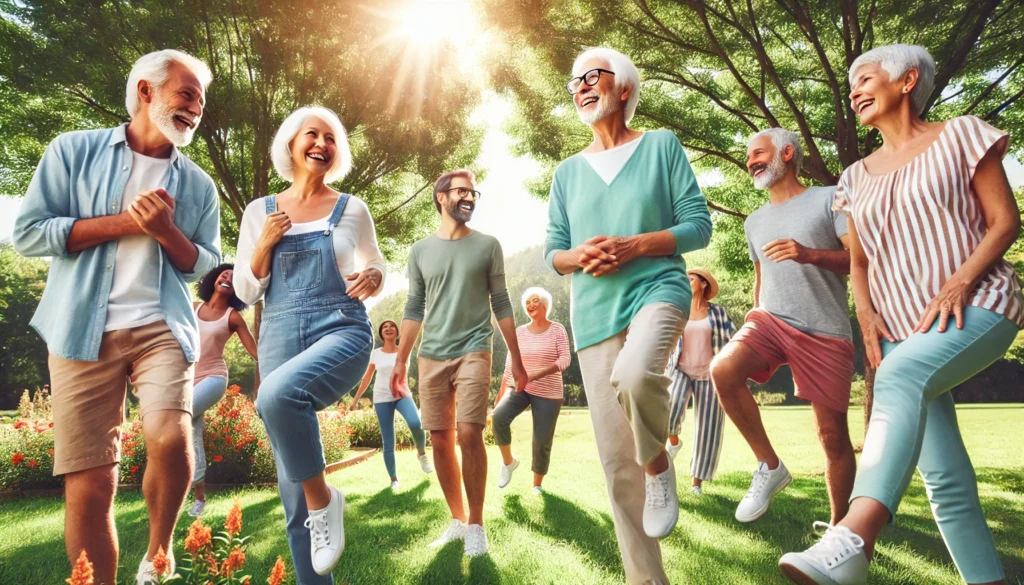 healthy senior people